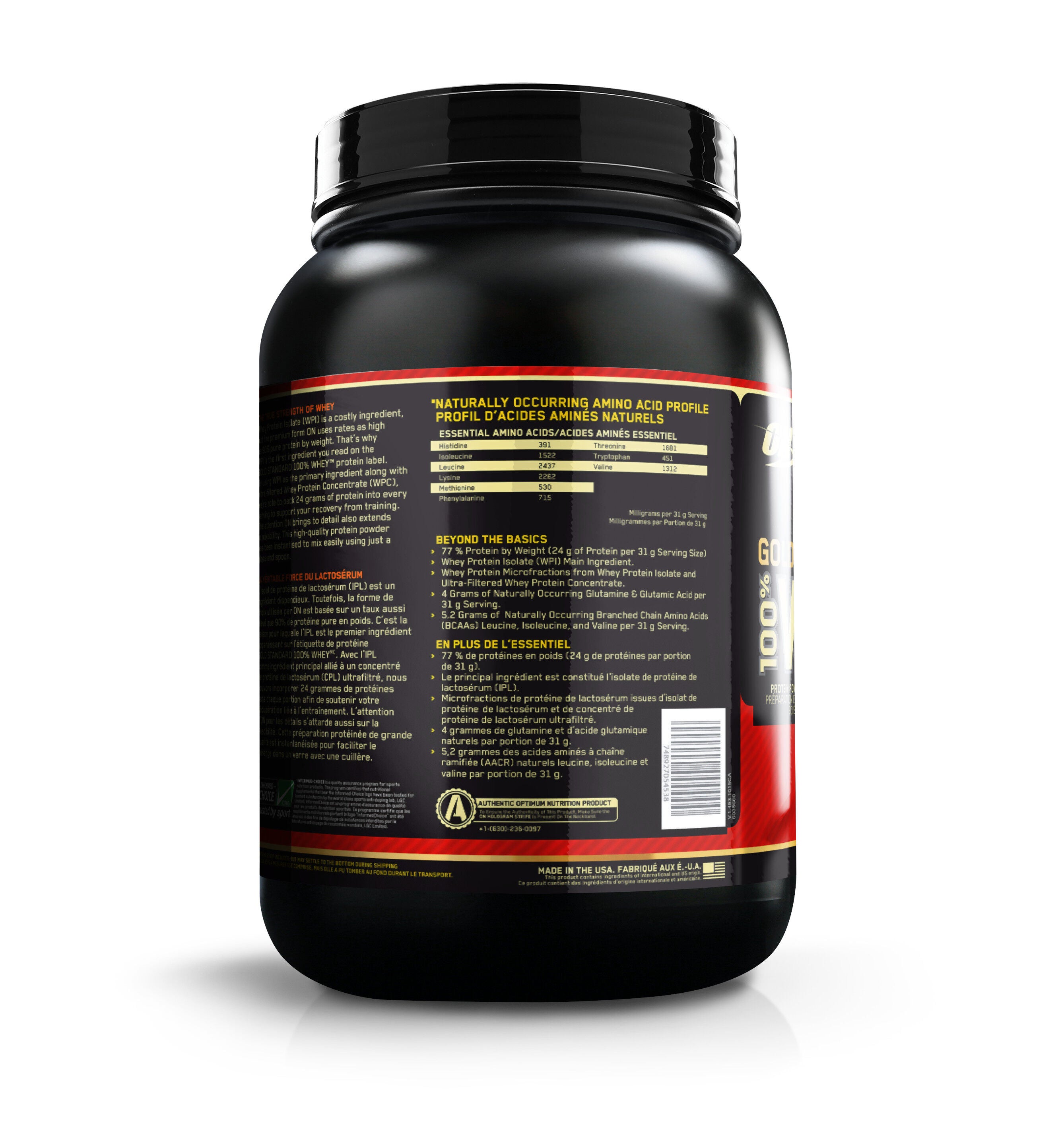 Gold Standard 100% Whey&trade; Protein - Vanilla Ice Cream  | GNC
